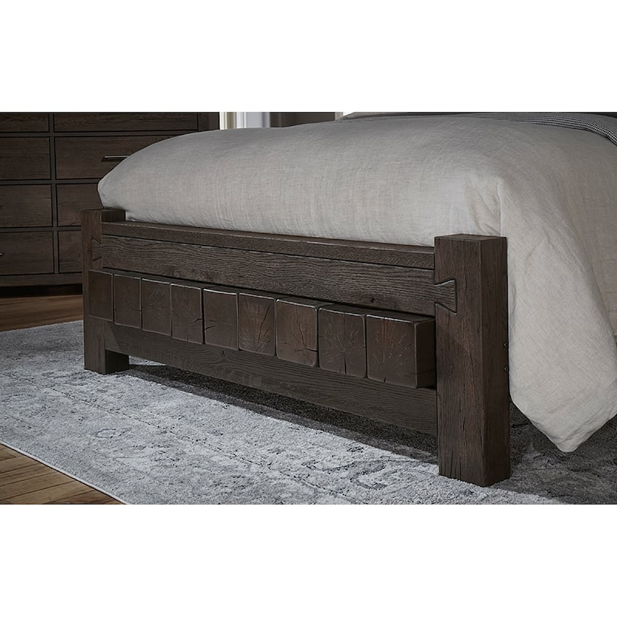 Vaughan Bassett Dovetail King Low Profile Bed