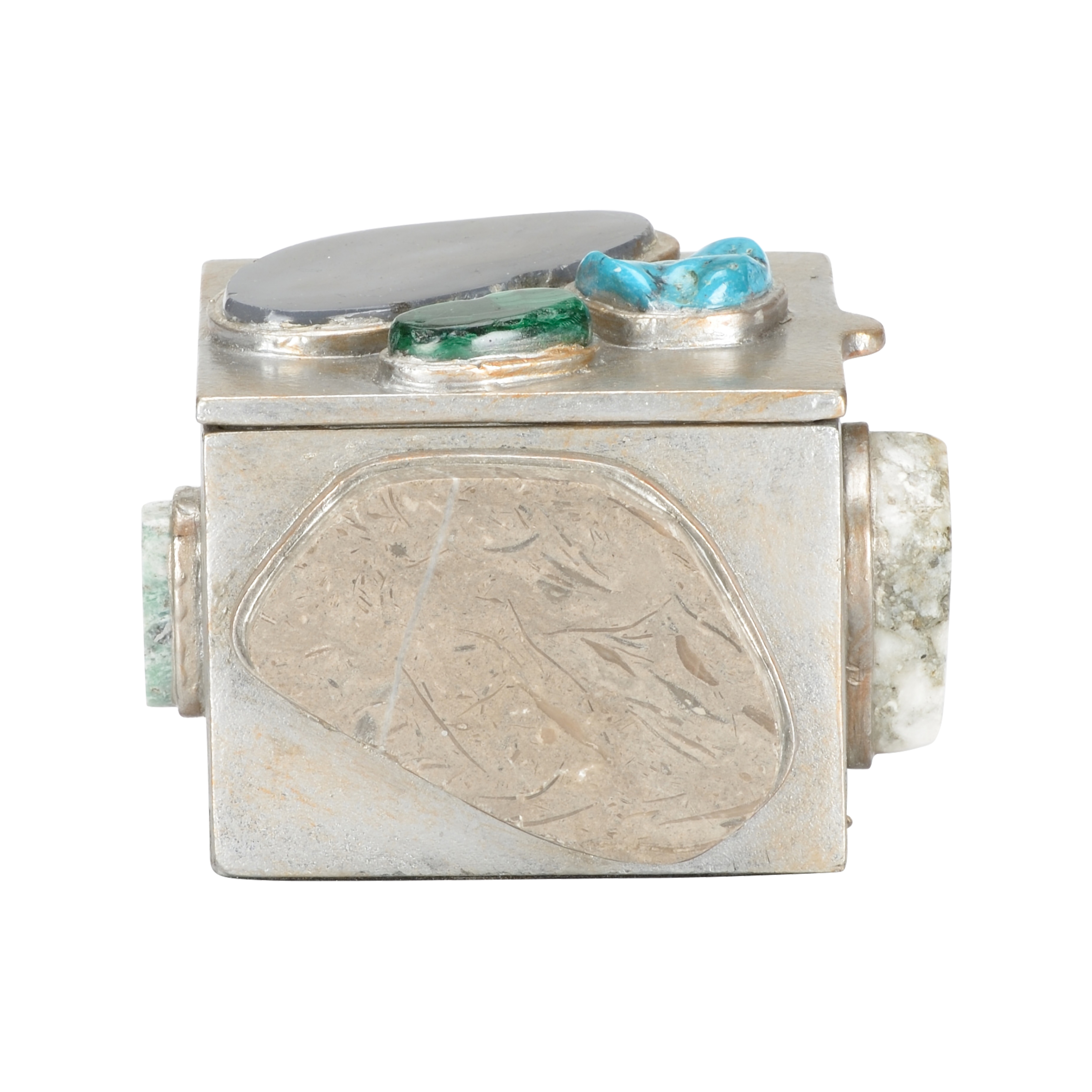 Chelsea House Chelsea House Misc Caribbean Gold Jewelry Box-Square (Lg)