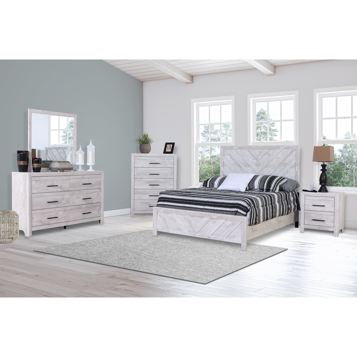 New Classic Furniture Biscayne California King Bed