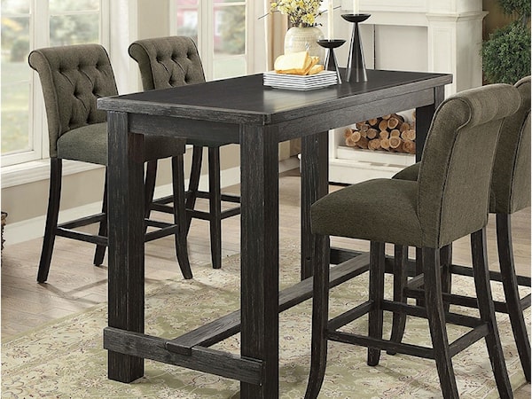 5-Piece Bar Table and Chair Set