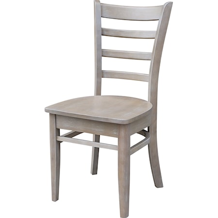 Contemporary Emily Dining Chair in Taupe Gray