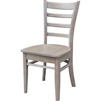 Farmhouse Emily Dining Chair in Taupe Gray