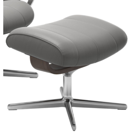 Ottoman with Cross Base