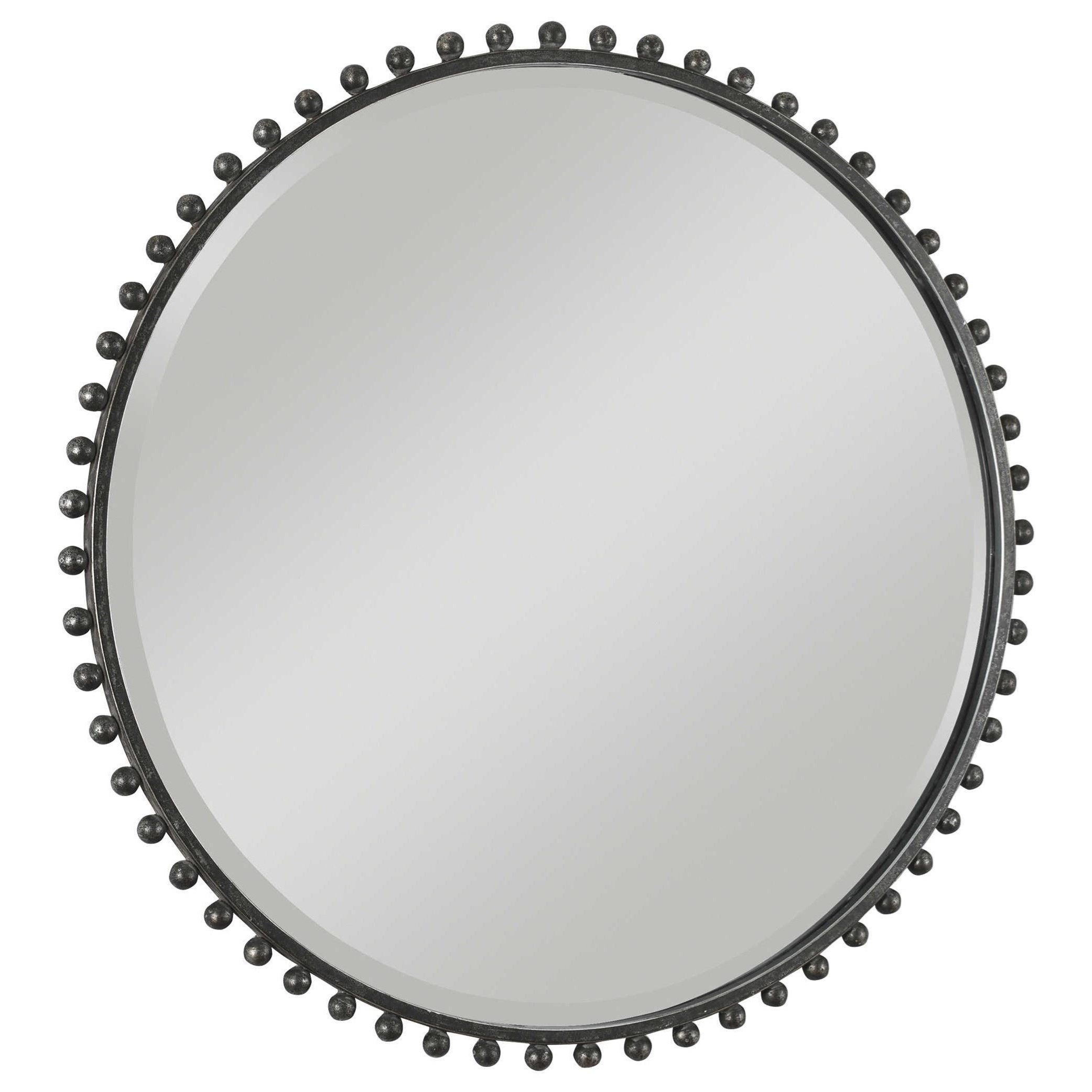 Uttermost Mirrors - Round Taza Round Iron Mirror