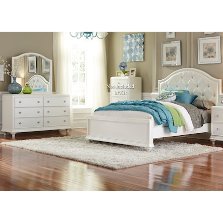 3-Piece Upholstered Full Panel Bedroom Set