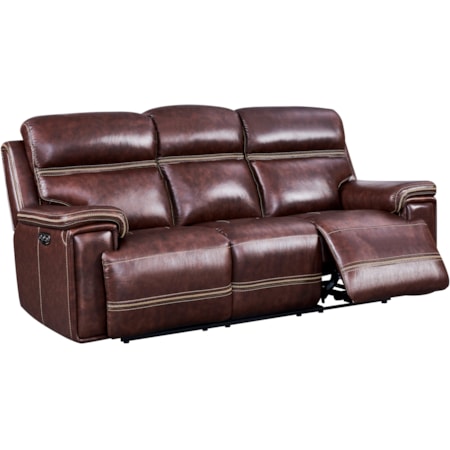 Power Reclining Leather Sofa