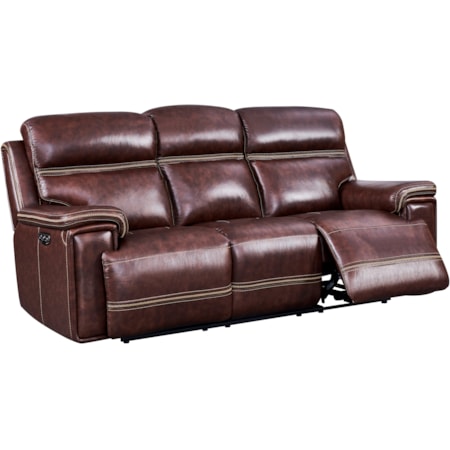 Power Reclining Leather Sofa