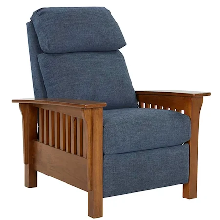 Mission Push Back Recliner with Footrest Extension