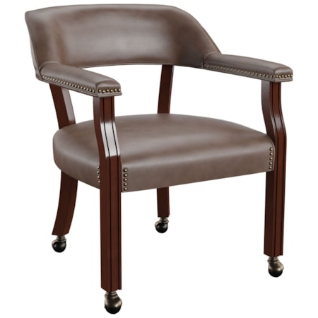 Arm Chair with Casters