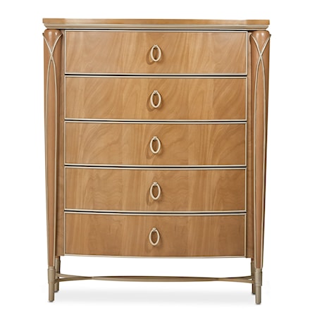 5-Drawer Highboy Chest