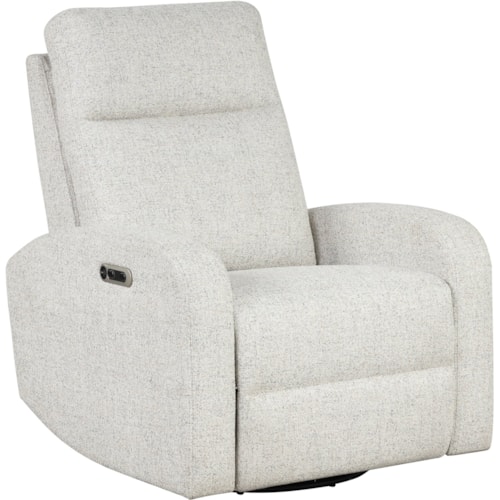 Casual Power Swivel Glider Recliner with USB Port