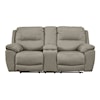 Benchcraft Next-Gen Gaucho Power Reclining Loveseat with Console