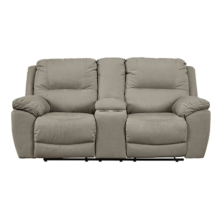 Power Reclining Loveseat with Console