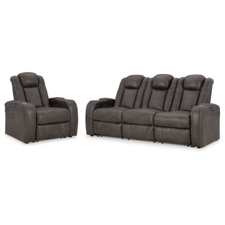 Power Reclining Sofa And Power Recliner