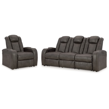 Power Reclining Sofa And Power Recliner