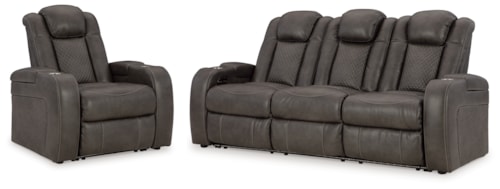 Power Reclining Sofa And Power Recliner