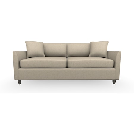 Contemporary Sofa with Queen Memory Foam Sleeper
