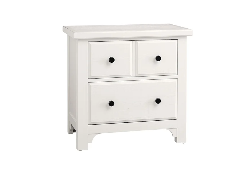 Cool Farmhouse 2-Drawer Nightstand  by Vaughan Bassett at Esprit Decor Home Furnishings