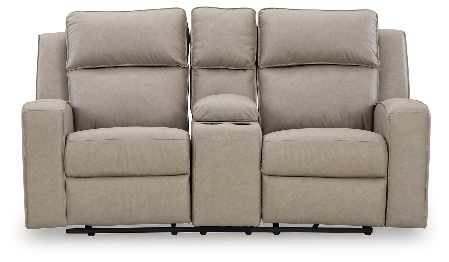 Signature Design by Ashley Lavenhorne Reclining Loveseat With Console
