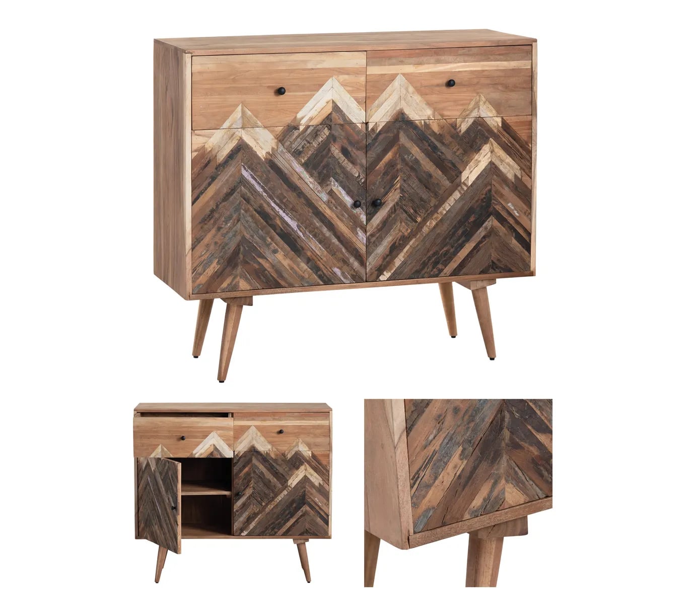 2-Drawer 2-Door Cabinet
