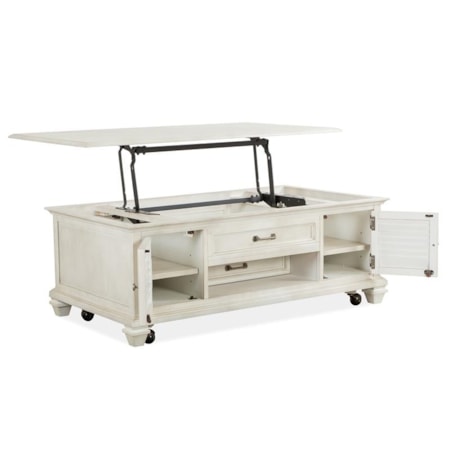 Lift Top Storage Cocktail Table