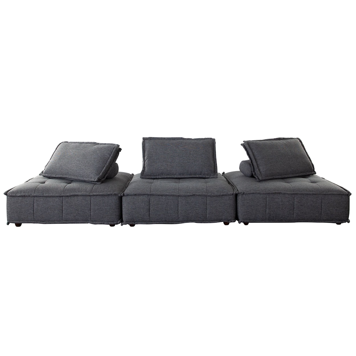 Diamond Sofa Furniture Platform 3-Piece Square Modular Lounger