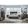 Magnussen Home Sierra Bedroom California King Lighted Panel Storage Bed