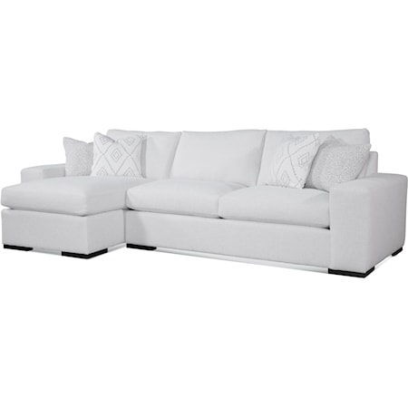 Memphis Two Piece Chaise Sectional Sofa