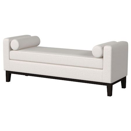 Rosie Accent Bench w/ Armrests