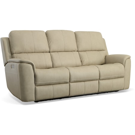 Power Headrest & Lumbar Reclining Sofa