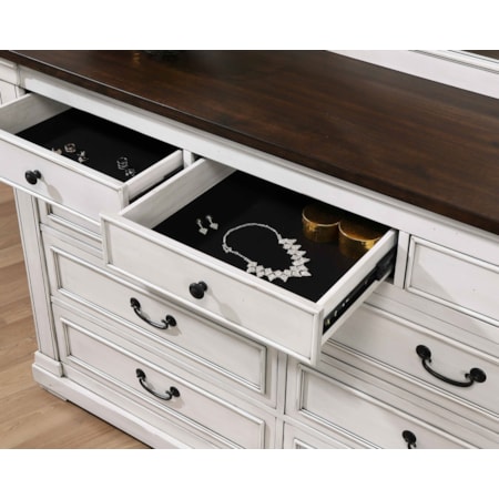 Hillcrest 9-Drawer Dresser