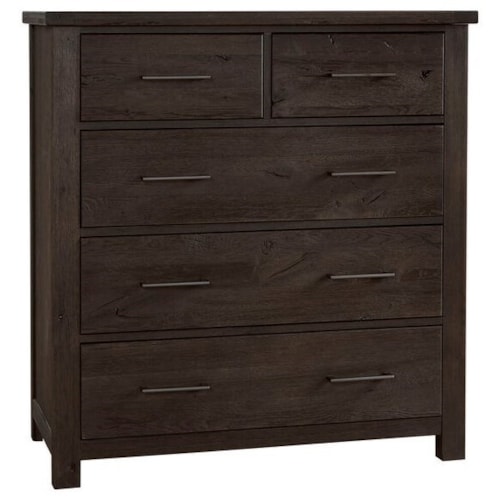Rustic 5-Drawer Chest of Drawers