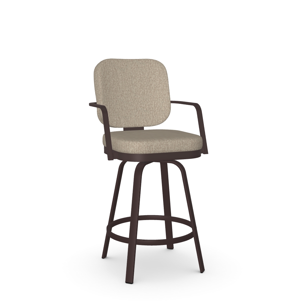 Upholstered Counter Height Swivel Stool