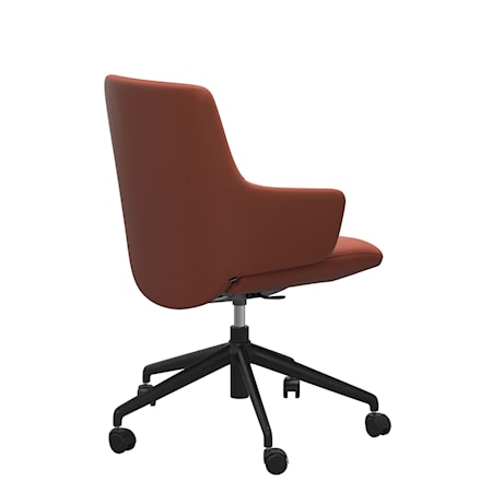 Laurel Large Low-Back Office Chair w Arms