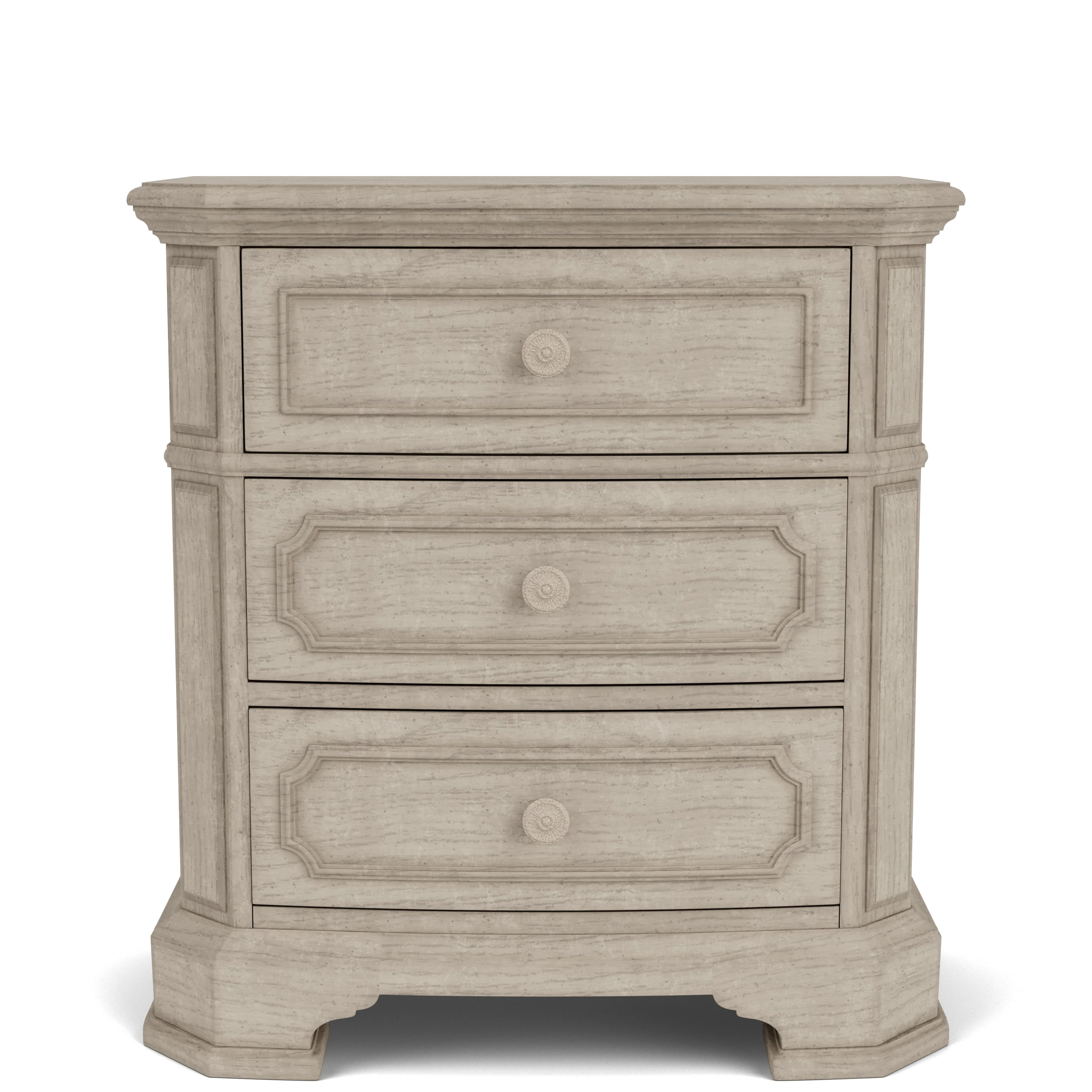 Riverside Furniture Kensington 44269 Transitional 3Drawer Nightstand