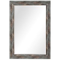 Owenby Rustic Silver & Bronze Mirror