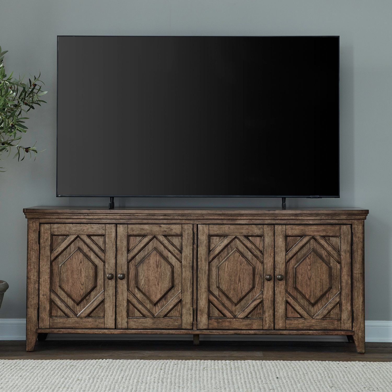 Liberty Furniture Carolina Park 78 Inch TV Console