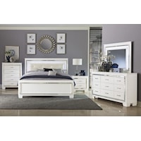 Glam 5-Piece King Bedroom Group