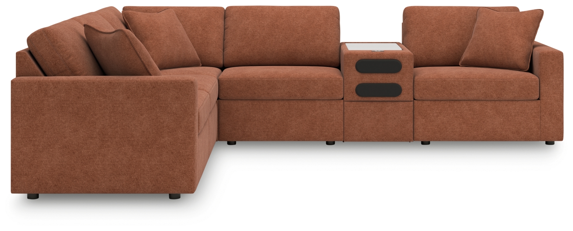 Signature Design by Ashley Modmax 6-Piece Sectional With Audio Console