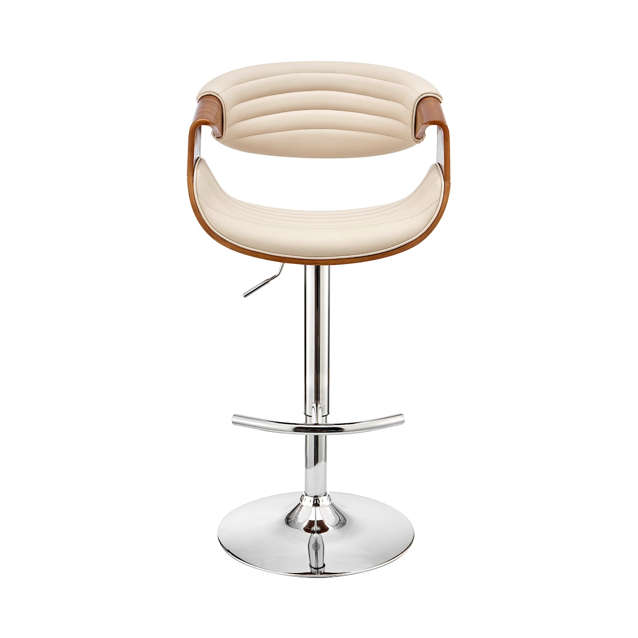 Armen Living Gionni Upholstered Swivel Bar Stool