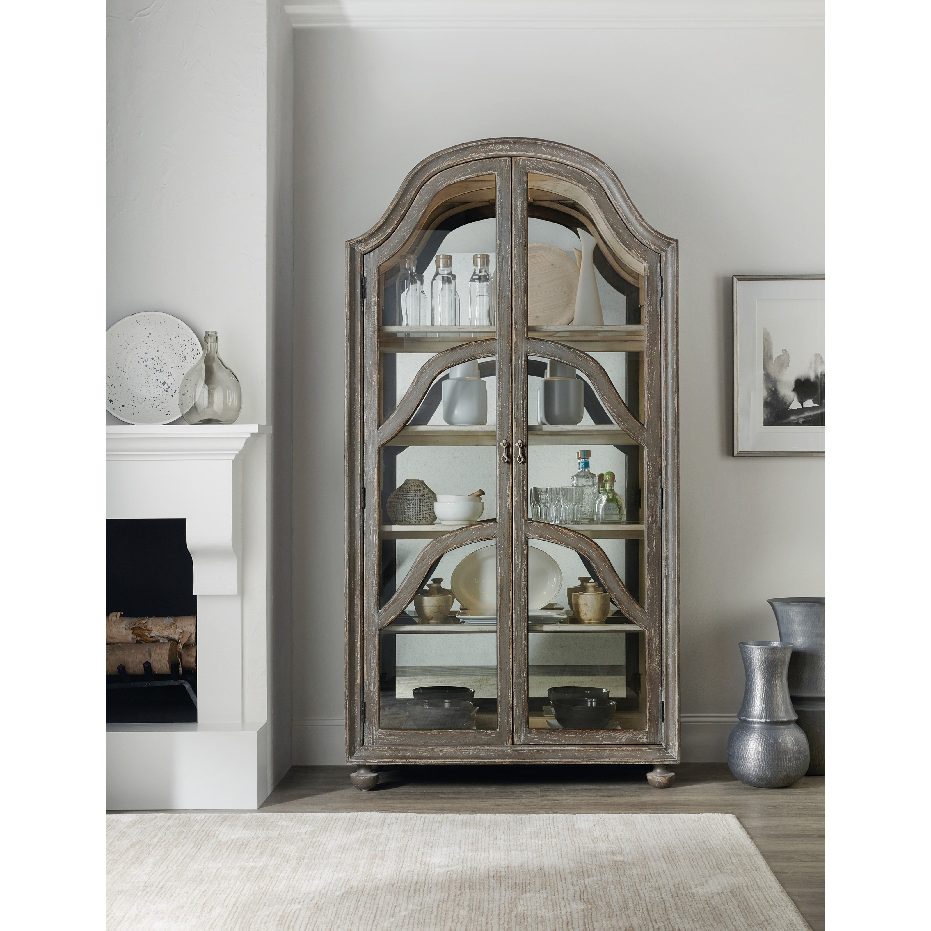 Arched Display Cabinet