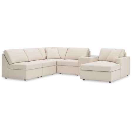 6-Piece Sectional With Chaise