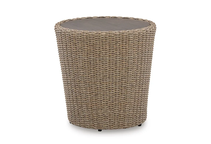 Danson Outdoor End Table by Signature Design by Ashley at Furniture and ApplianceMart