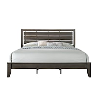 King Bed with Headboard Cutouts