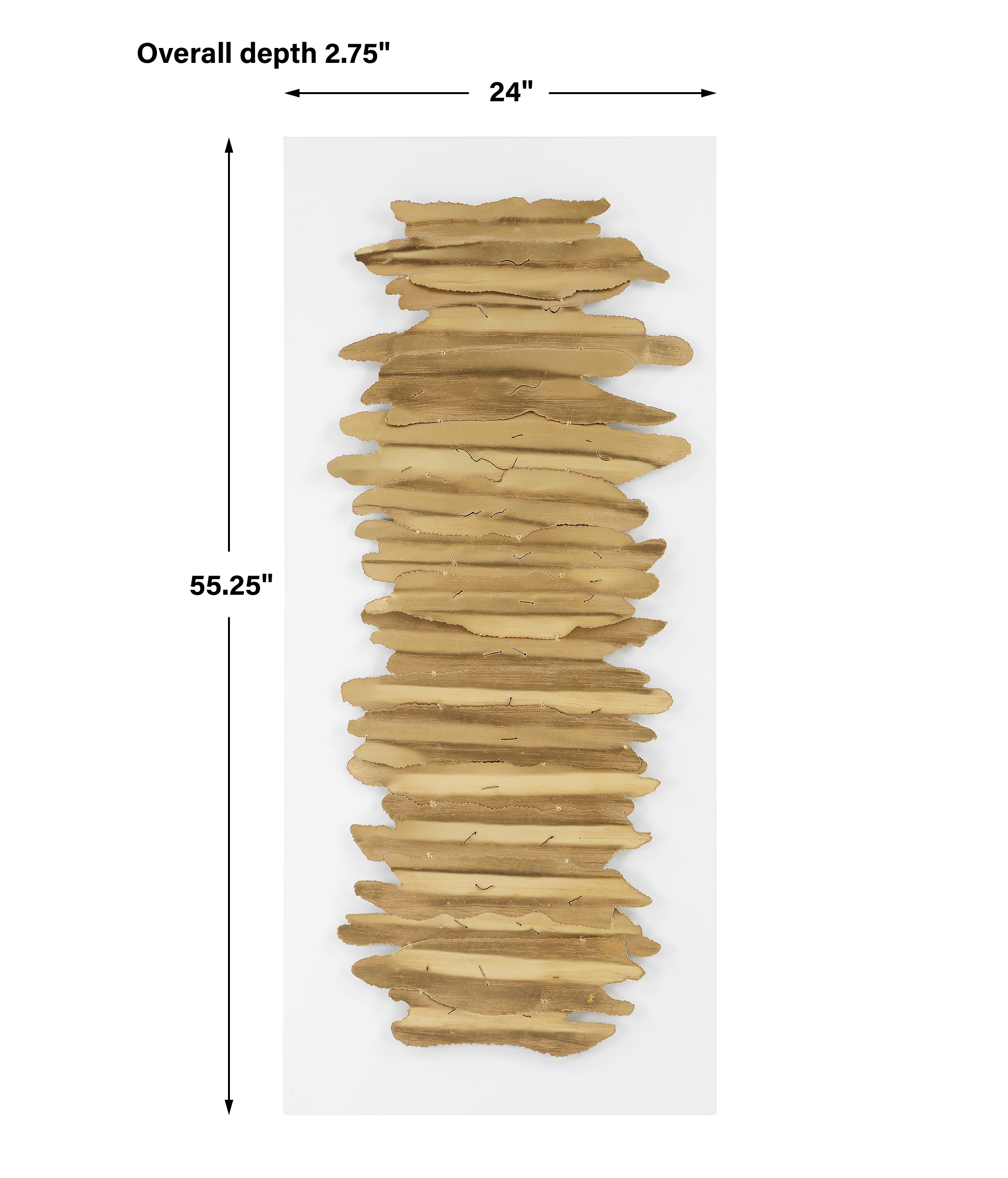 Uttermost Lev Lev White Metal Wall Decor