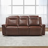 Liberty Furniture Avery Leather Power Reclining Sofa