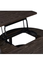 Liberty Furniture Weston Transitional Cocktail Table with Hidden Storage