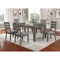 Transitional 7-Piece Dining Set