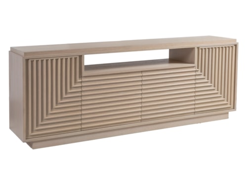 Contemporary 4-Door Media Console
