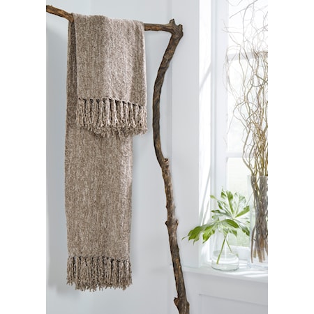 Tamish Taupe Throw